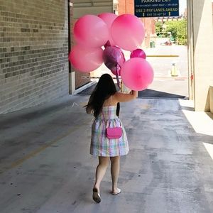 Lilly Pulitzer Georgie Seersucker Multi Summer Plaid Underwire Dress Size 10